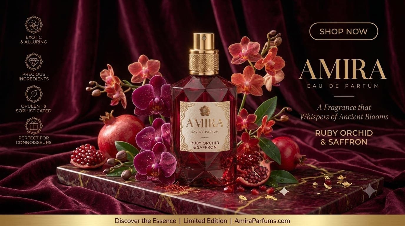 Amira Ruby Orchid & Saffron eau de parfum